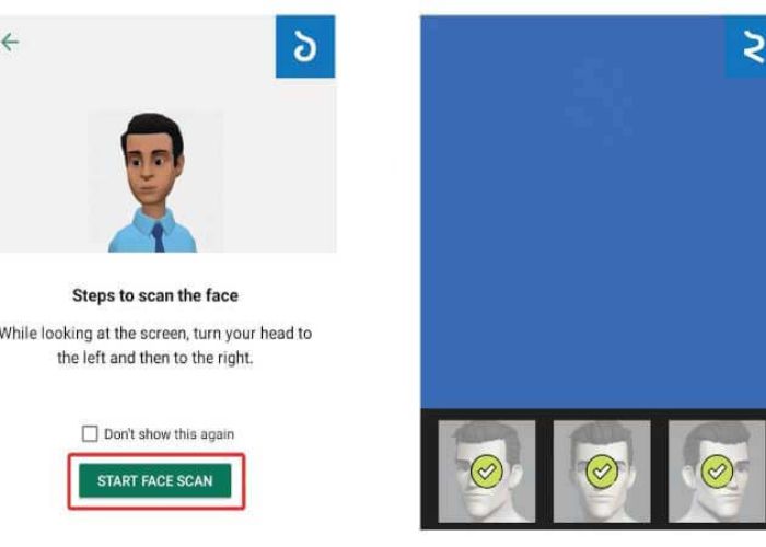 Face verification for NID download